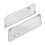2 Pcs Silver Saddlebag Latch Covers Fits Harley Touring 1993-2013 13