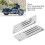 2 Pcs Silver Saddlebag Latch Covers Fits Harley Touring 1993-2013 4