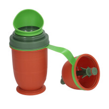 Kindertaschen-WC-Flasche 500ml, für Auto, Reisen, Camping, Rot