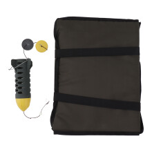 Unhooking Fishing Mat, Compact Foldable Carp Hook Removal Pad with Sponge Cushion and Adjustable Carry Strap, Multi-purpose Fishing Accessories for