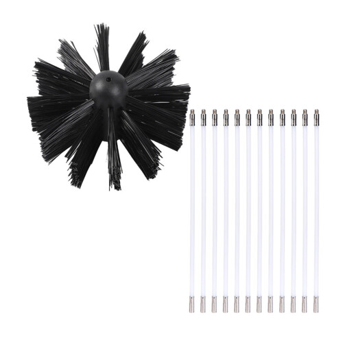 Bendable Chimney Cleaning Brush Set Flexible-12x400mm long
