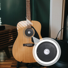 Gitarrenschalllochabdeckung mit Hygrometer für Akustik- & Folk-Gitarre