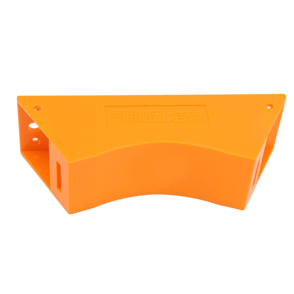 Wall Mount Fixed Bracket For Gas Cylinder Orange Plastic With Expansion Screws 5061373260809