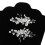 Clips de chaussures en perles et strass, 2 pièces,-Argent 6
