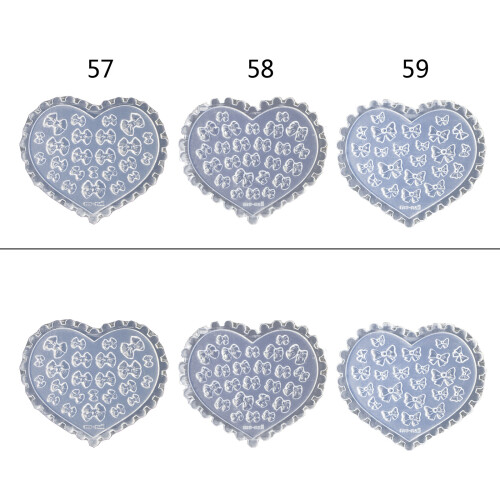 Moule de sculpture d'ongles en Silicone 3D, différentes-MD59 1