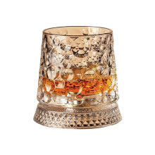 Elegant 360 Rotating Crystal Wine Glass Whisky Drinking Cup-4