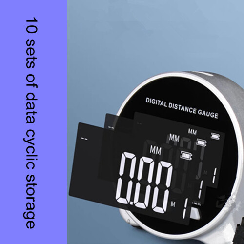 0-199.999m Digital Distance Gauge LCD Display & Rolling Operation 2