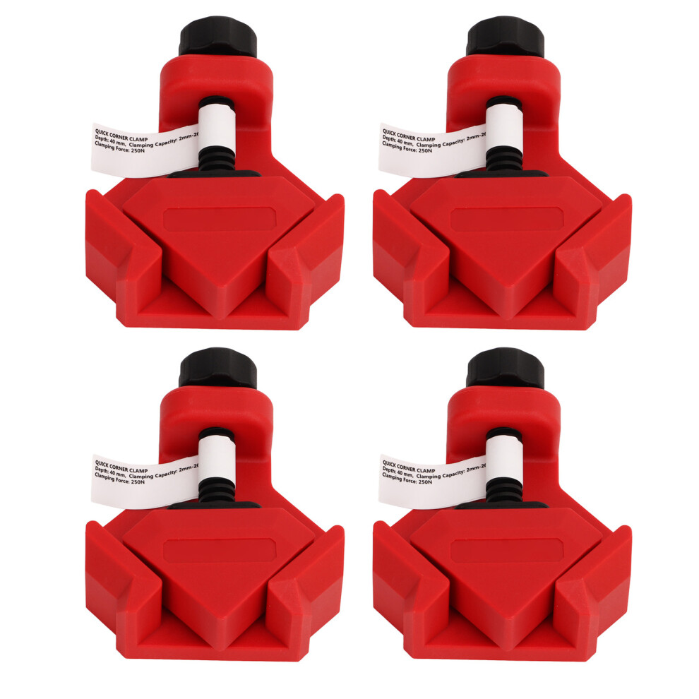 4Pcs Spring Load Corner Clamps 90 Right Angle Clips For Diy Woodworking Tasks 6941369684569