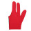 Left Hand Billiard Glove Polyurethane Fiber, Average Size, Red 9