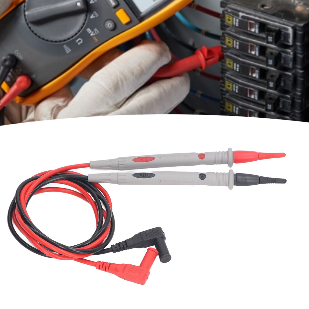 Test Leads Kit 2 Sets Multimeter Silicone Probes Electrical Wire 1000V 10A 4911369685219