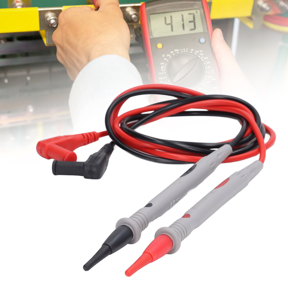 Stable 2 Sets Multimeter Test Leads Gold Probes 1000V 10A Universal 9381381617911