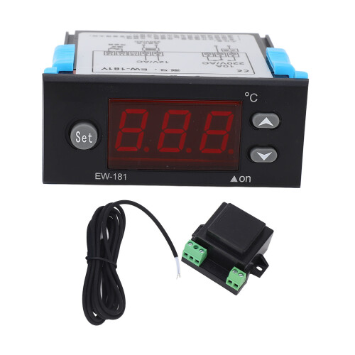 Digital Temperature Controller EW 181Y 10A for Seafood Pool Heating 220VAC 2