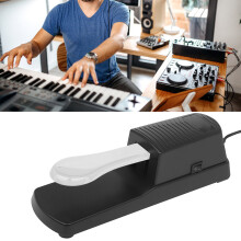 Verstellbares Metall Sustain-Pedal für Digitalpiano & Keyboard, Rutschfest