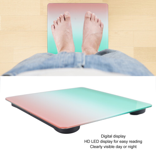 Bilancia pesapersone digitale Bluetooth ricaricabile Sky Pink, in plastica ABS 2