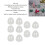Portable Makeup Sponge Storage Box 5pcs Egg-Shaped Transparent Case Organizer 4
