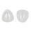 Portable Makeup Sponge Storage Box 5pcs Egg-Shaped Transparent Case Organizer 10