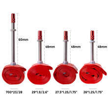 Pack de 2 chambres à air ultra-légères en TPU pour vélo de route 700*23/28FV et 29*1,9/2,6FV