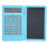 Sky Blue 10-Digit LCD Calculator with Erasable Notepad for School & Office 16