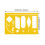 Flowchart Template Stencil Geometric Drawing Ruler For Scrapbook Workers Multifunctional Drawing Marker Measuring Tools 6