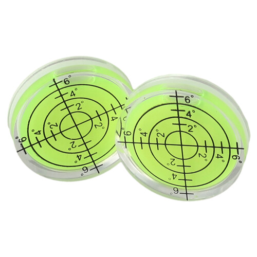 Horizontal Level Bubble Level Adjusting Level Measurements 10-Pack Acrylic Material Compact Size For Camera Leveling