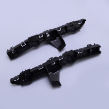 1 Paar schwarzer Kunststoffwagen links und rechts Frontstoßstangenhalter, Halterhalter für Nissan Qashqai 2014, 2015, 2016