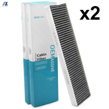 2PC Pollen Innenraumluftfilter Aktivkohle für MINI Cooper Clubman Paceman R55 R56 R57 R58 R59 R60 R61 64319127516 64113422665