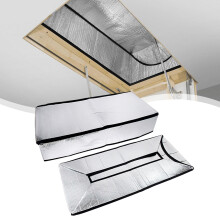 Zoldertent Isolatiebedekking 25"x 54"x 11"Zolder trap afgesloten barrière stofafdekking Huis zolder warmteisolatie verwarmingsgereedschappen