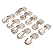 Dobradiças ocultas para armários, dobradiças com amortecimento para portas, ferragens para móveis em aço inoxidável, dobradiças de fechamento