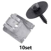 20 Stück pro Set Untermotorabdeckung Bodenclips Schrauben Sets 0019906036 0049943145 passen für Mercedes Benz A B C E M CLA CLS CLS CLK Klasse