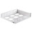 Stackable Plastic Drawers, Adjustable Locker Organizer For Closet, Office, And Home Use, Sliding Track System, Small Size 1