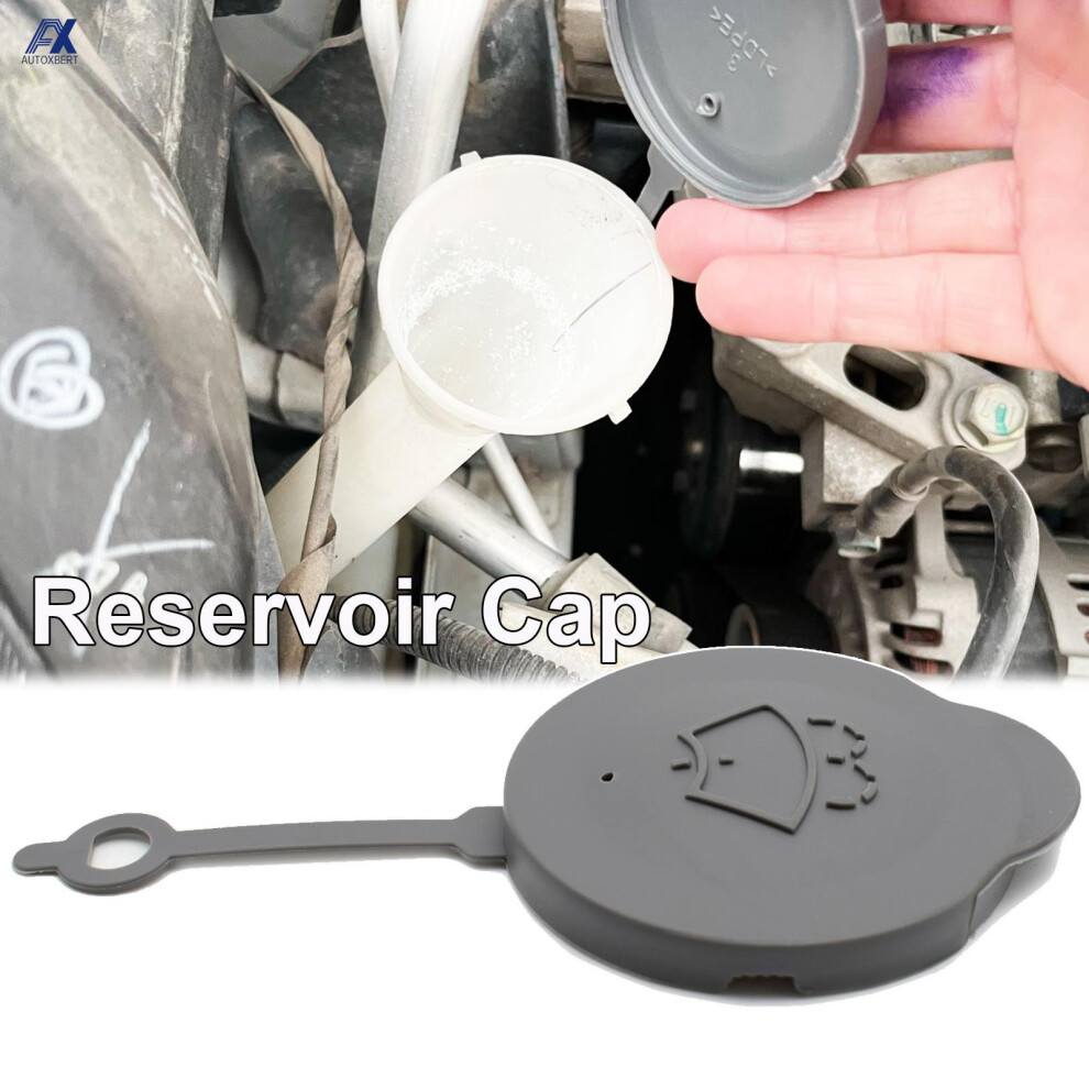 Windshield Wiper Washer Fluid Reservoir Cover Water Tank Bottle Lid Cap 28913-1Ha3a For Nissan Micra K13 2011 - 2016 Cap Black 6935161455441