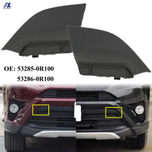 2 Stück Frontschlepphaken, Stoßstangendeckel, Anhänger Rechter Linker Deckel für Toyota RAV4 XA40 2016-2018 EU 532850R080 532860R080 Autoteile
