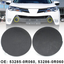 2-teiliger vorderer Schlepphaken, Stoßstangendeckel, Anhänger Rechter Linker Kappe für Toyota RAV4 XA40 2013-2015 53285-0R060 53286-0R060 Autoteile