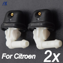 X2 Heckscheibenwischer Düsenspritzstrahl für Citroën Xsara Xantia C4 Picasso Saxo 6438F2 6438CY 6438E0 Flüssigkeitshaube
