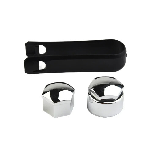 Carhome 20x 17mm Εργαλείο αφαίρεσης καπακιού παξιμαδιών Χρωμίου Παξιμάδι Μπ 2