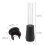 Antihaft-Schwarz-Aluminium-Legierung Kaffee-Distributionstool 84g 2