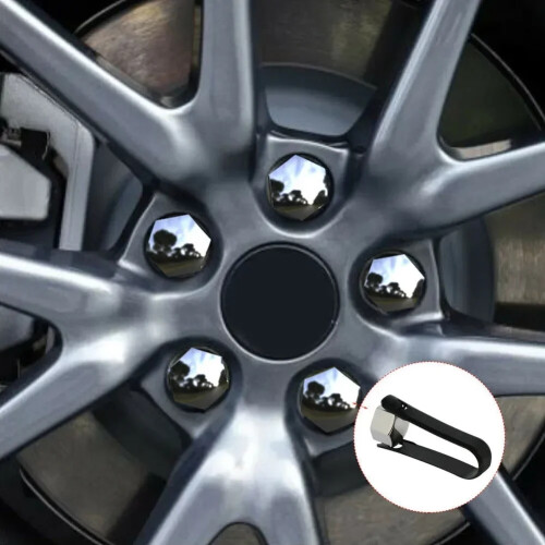 20x Καπάκια παξιμαδιών τροχού αυτοκινήτου Auto Hub Screw Cover Bolt Rims Εξ