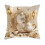 Gold Moon Ethnisches kurzes Plüsch-Sofakissen, 45 x 45 cm-3 1