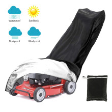 Buitengrasmaaier bedekking 210D polyester Oxford doek waterdichte UV-bescherming universeel met zwarte trekkoord