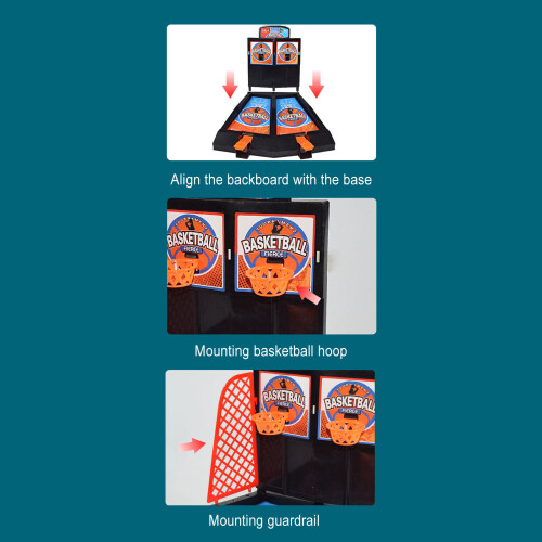 Gioco da Tavolo a Dite e Gatto per Basket, in Plastica, per Due Giocatori 2