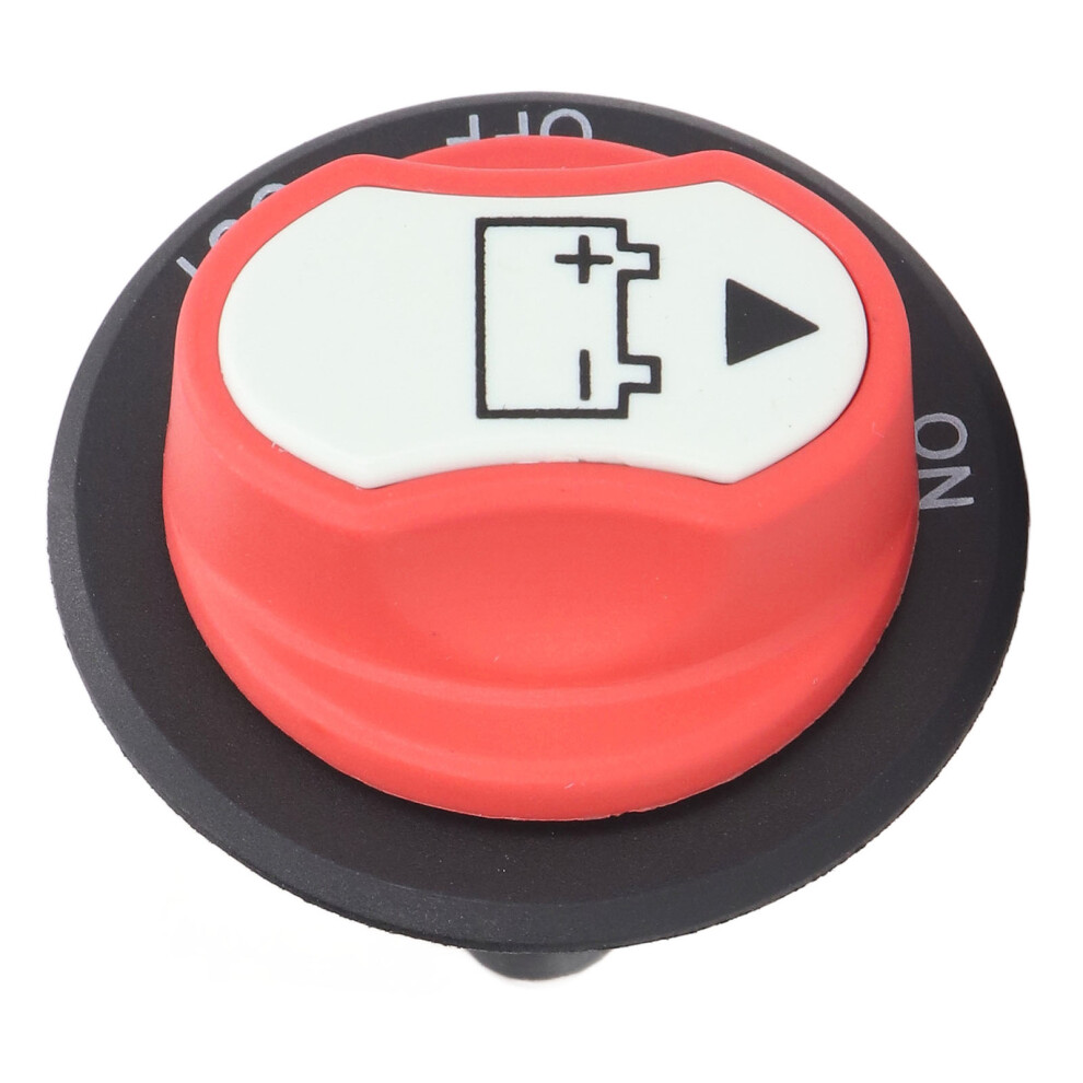 Battery Knob Switch 50A Dc50v Isolator, 22Mm Hole, M4 Thread 9331376242215