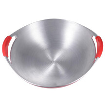 Bratpfanne mit zwei Griffen, kompakte Aufbewahrung, Aluminiumlegierungspfanne mit Antihaftbeschichtung, gleichmäßige Wärmeverteilung, ofenfest,