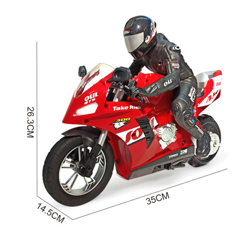 Remote Control Stunt Motorcycle 1/6 2.4GHz Self Balance Drift 1