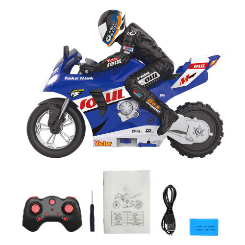 Remote Control Stunt Motorcycle 1/6 2.4GHz Self Balance Drift 2