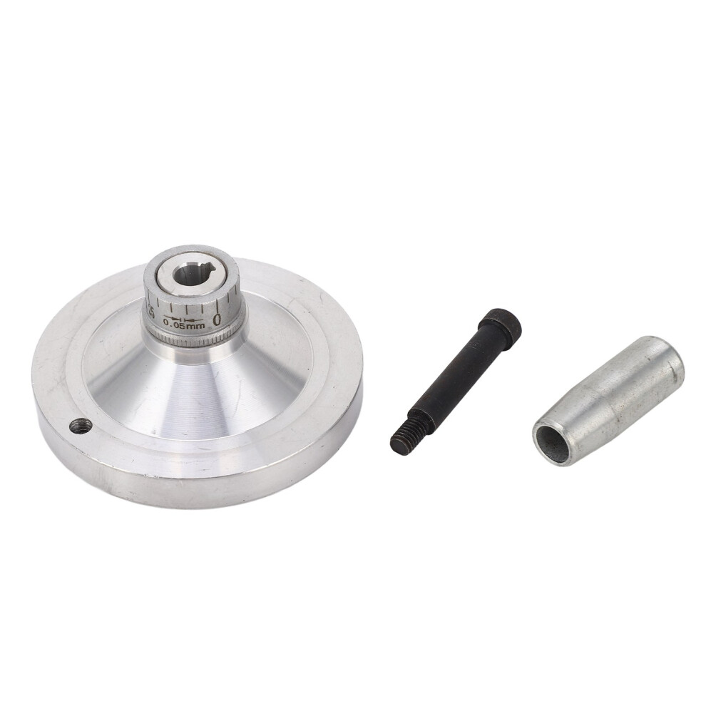 Aluminum Alloy Hand Wheel Crank 0Â1Mm Scale 80Mm Diameter For Mini Lathes 3501369698862