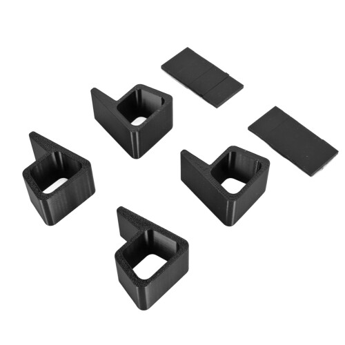 Supporto Consolle 4 pezzi per Xbox One S/X nero con piedini antiscivolo