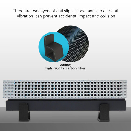 Supporto Consolle 4 pezzi per Xbox One S/X nero con piedini antiscivolo 2