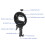 Supporto versatile a forma S per Speedlite e luci esterne di piccole dimensioni 7