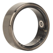Smart Health Ring, Schwarz, Größe 9, 18 mAh Akku, Wasserdicht
