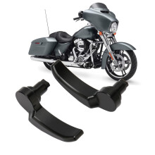 Harley Saddakverschlusssatz anodisiert schwarz für Ultra Limited FLHR FLHT